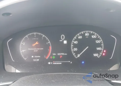 2022 Honda Civic Ex-L из США, поврежденный, VIN 19XFL1H7XNE023602